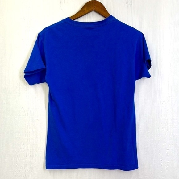 Bob Ross - Every Bush Needs A Friend Graphic Blue Short Sleeve Tee Size Small - Picture 8 of 8